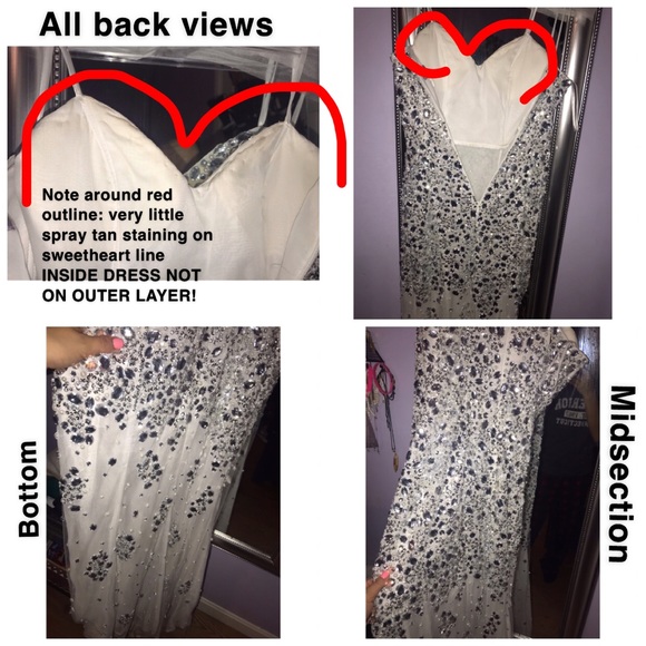 JOVANI 81120 in white/crystal - Picture 6 of 8